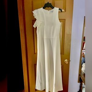 A white Julia Jordan jumpsuit/Size 12